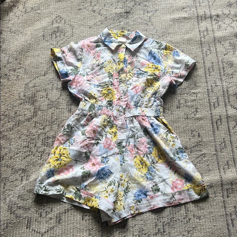 Marlo Multicolor Floral Romper